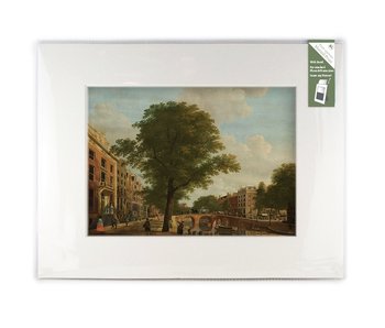 Matted prints  with reproduction, XL, View on the Herengracht, Keun