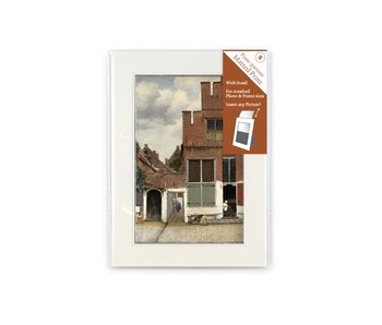 Passe-Partout, S, 18 x 13 cm, Kleine Straße von Vermeer