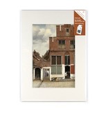 Passe-partout , L , 29.7 x 21 cm , Straatje van Vermeer