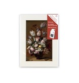 Matted prints  with reproduction, S, Still life with flowers, Bollongier