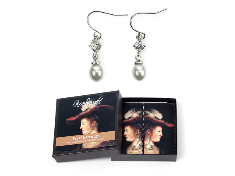 Boucles d'oreilles perles, Saskia, Rembrandt