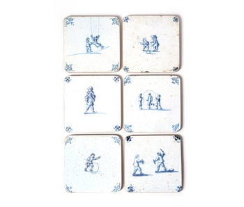 Coasters , Delft Blue Tiles - Children’s Games