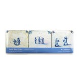 Dessous de verre,, tuiles bleues de Delft Jeux pour enfants