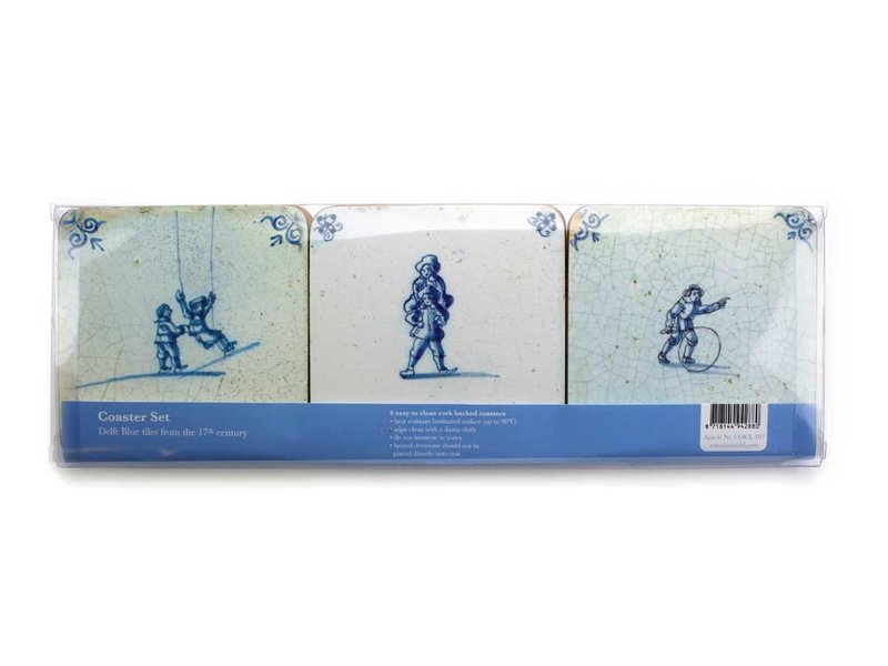 Coasters , Delft Blue Tiles - Children’s Games