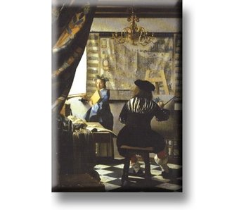 Imán de nevera, El arte de la pintura, Vermeer