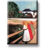 Fridge Magnet, The Girls on the Bridge, Munch