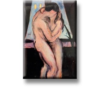 Kühlschrankmagnet, der Kuss, Munch