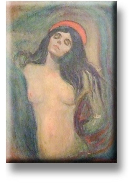 Imán de nevera, Madonna, Munch