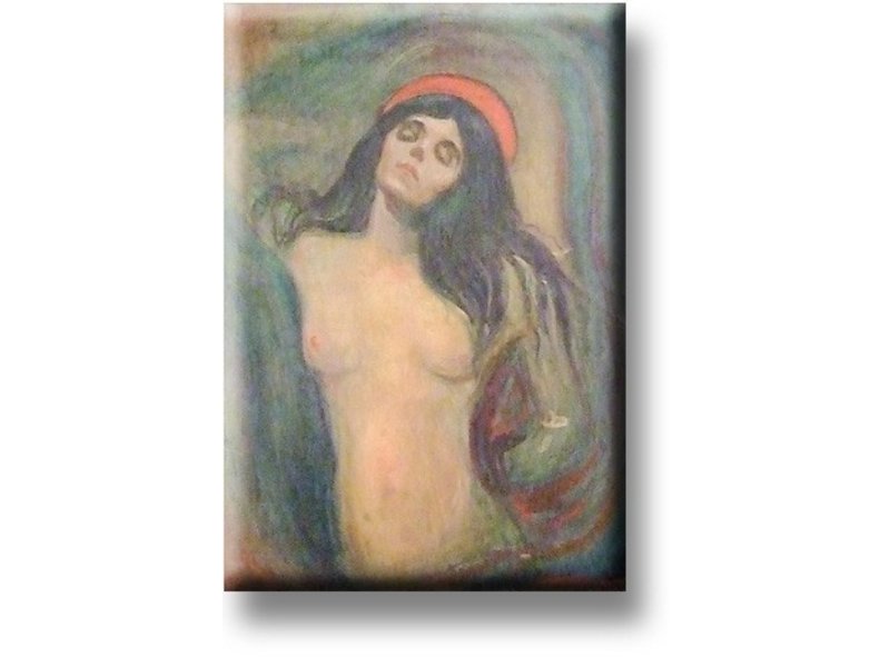 Imán de nevera, Madonna, Munch