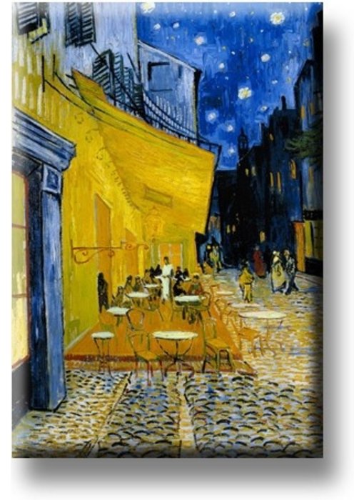 Imán de nevera, Café Terraza por la noche, Van Gogh