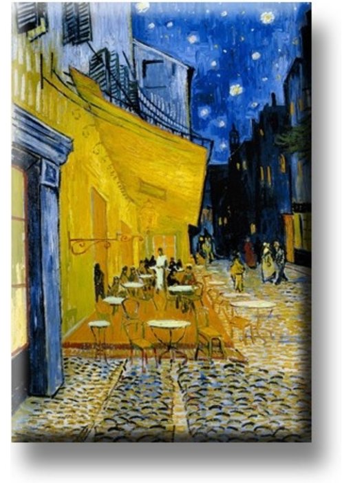 Kühlschrankmagnet, Café-Terrasse bei Nacht, Van Gogh
