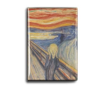 Imán de nevera, El grito, Munch
