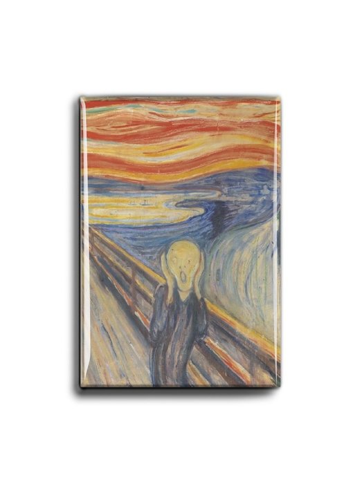 Imán de nevera, El grito, Munch