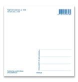 Carte postale, tuile bleue de Delft Cigogne