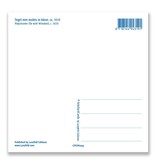 Carte postale, Moulin à carreaux bleu polychrome de Delft