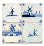 Carte postale, Delft Blue Tiles Tableau Mills