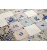 Stickersheet, Delft Blue Tiles