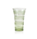 Glas, Bandwurmbecher, 15 cm, grün