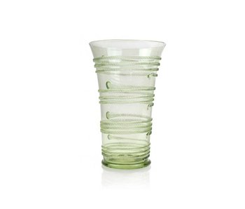Glass ,Lintwormbeker, 15 cm, groen