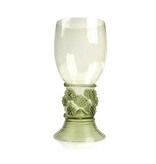 Historical glass, Rummer, 20 cm, green