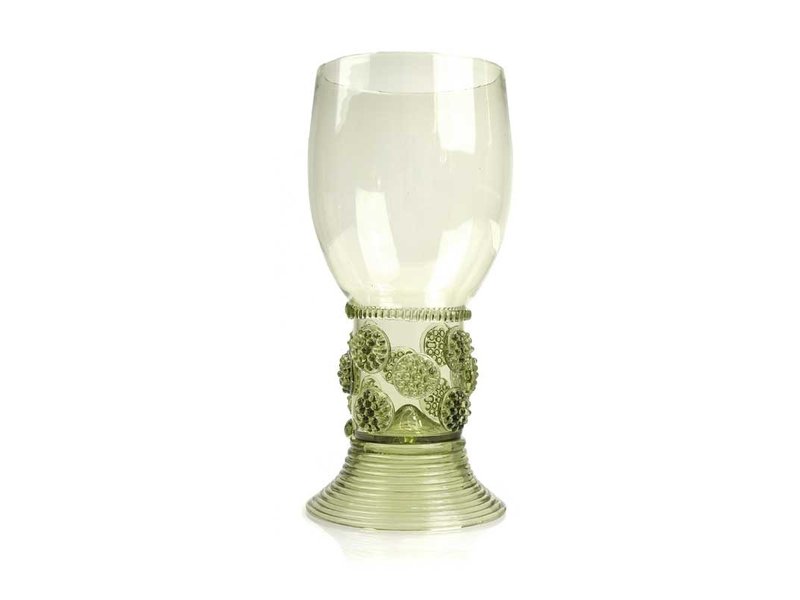 Historical glass, Rummer, 20 cm, green