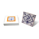 Replikfliese, Delfter Blau, Vierfach-Tulpe 13 x13 cm