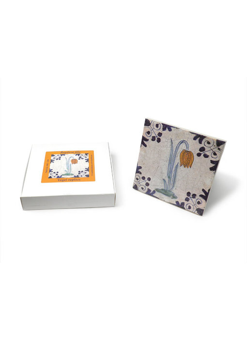 Replica tile  Leper Lily 13x13 cm