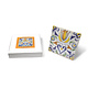 Replica azulejo, Delft azul, tulipán con corazón 13x13 cm