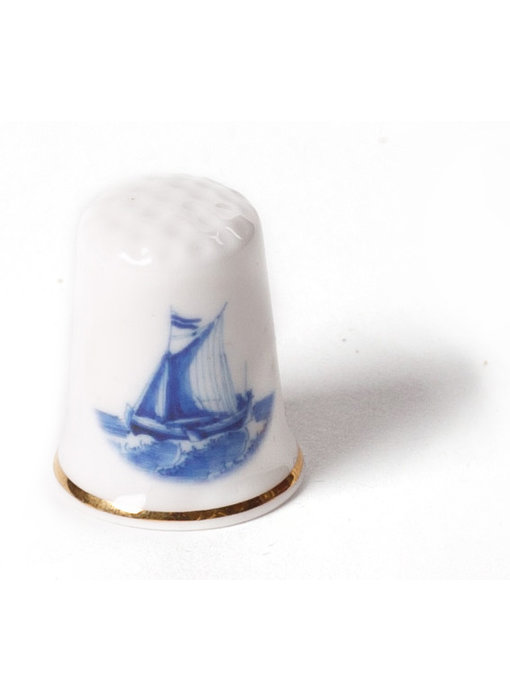 Thimble, Delft Blue ship