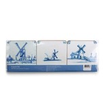 Coasters , Delft Blue Tiles - Windmills
