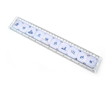 Ruler , Delftblue Tiles