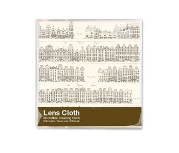 Lens cloth, 15 x 15 cm, Herengracht Amsterdam, Jacobszoon