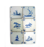 Coasters, Delft Blue Tiles Varia