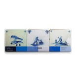 Posavasos, azulejos azules de Delft Varia