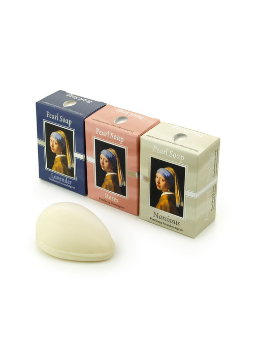 Soap, set of 3, Girl with a pearl earring, Vermeer