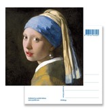 Carte postale, fille avec une boucle d'oreille perle, Vermeer