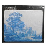 Mouse Pad, Dutch riverside scene,Delftware, c 1670-1690