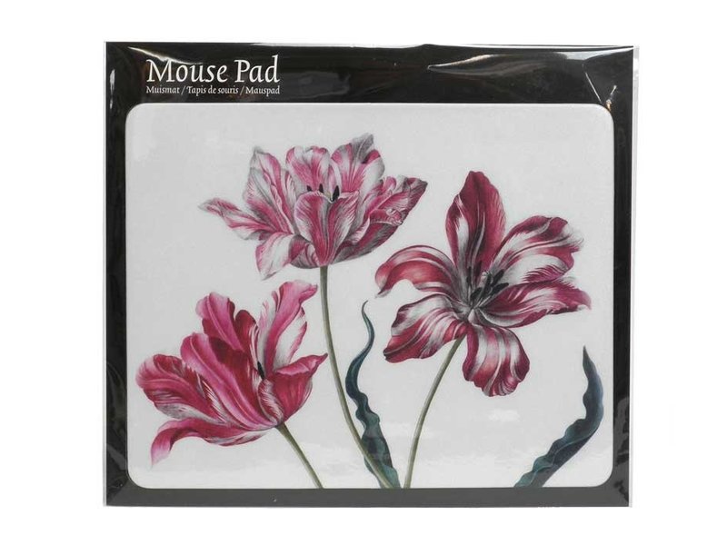 Mouse Pad, Three Tulips, Merian