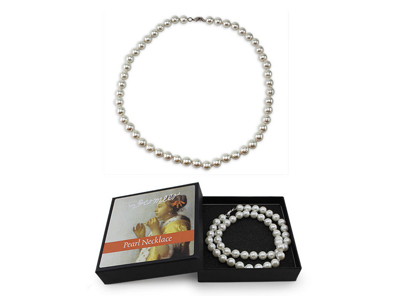 Collar de perlas, inspirado en mujer con collar, Johannes Vermeer