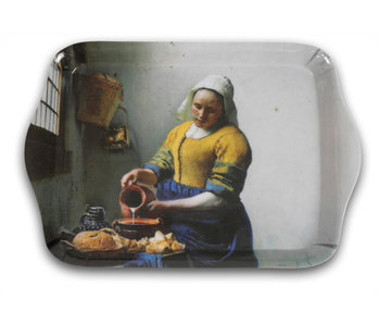 Dienblaadje, Mini , 21 x 14 cm, Vermeer, Het Melkmeisje