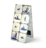 Magnetic Bookmark, Delft Blue tiles