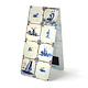 Marcapaginas magnético, azulejos azules de Delft