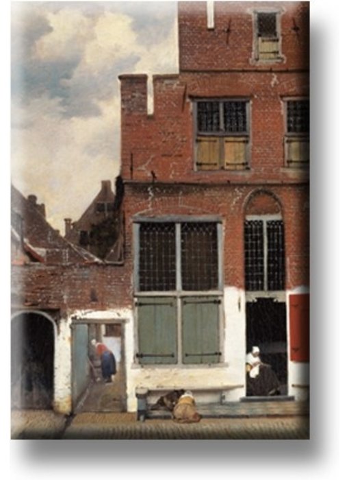 Koelkastmagneet, Straatje van Vermeer