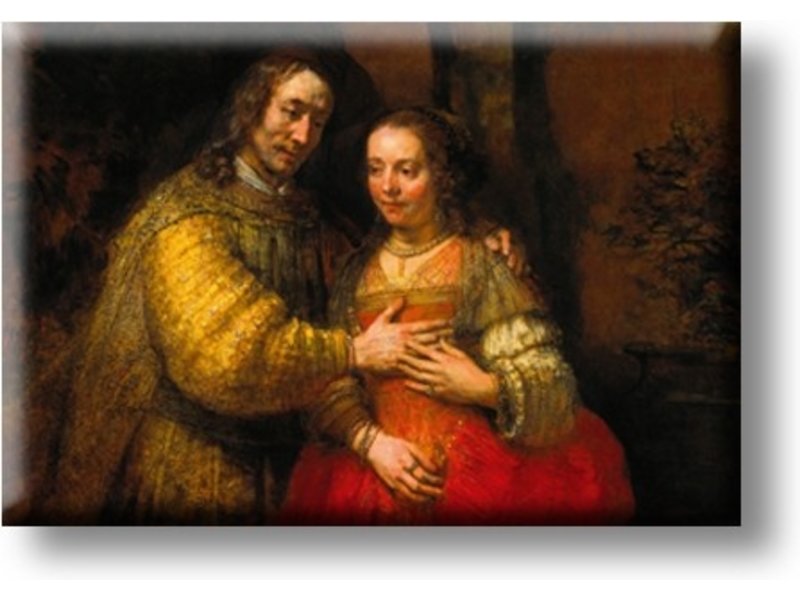 Imán de nevera, La novia judía, Rembrandt