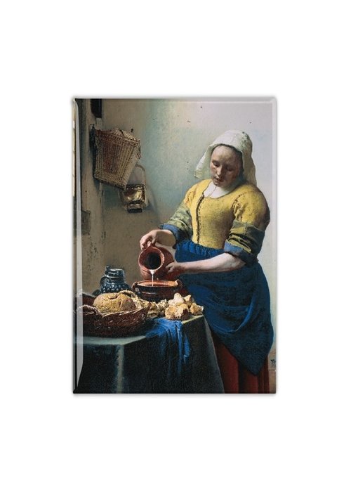 Aimant de réfrigérateur, la laitière, Vermeer