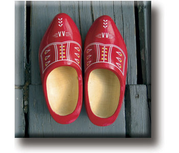 Fridge magnet, Red clogs