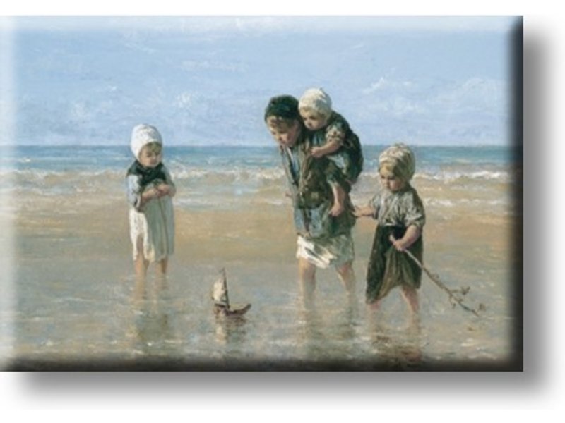 Aimant de réfrigérateur, Enfants de la mer, Israëls - Museum-webshop