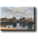 Fridge magnet, View of Delft