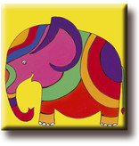 Imán De Nevera, Elefante, Ilustración