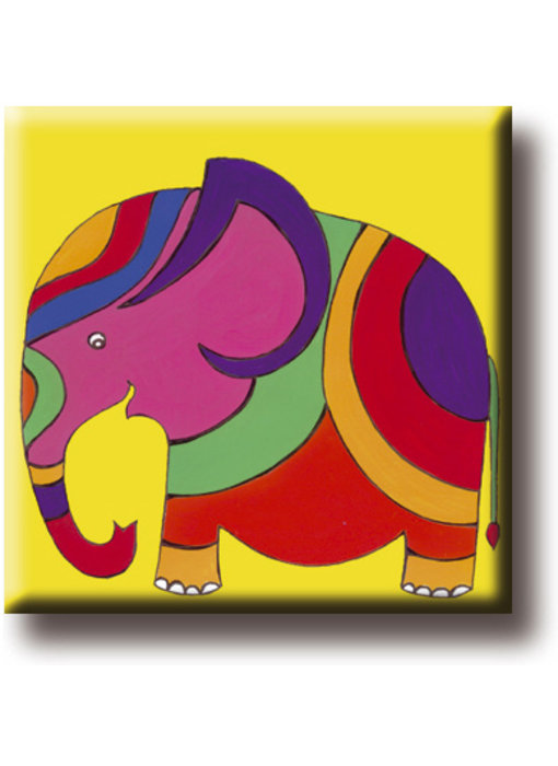 Kühlschrankmagnet, Elefant, Illustration